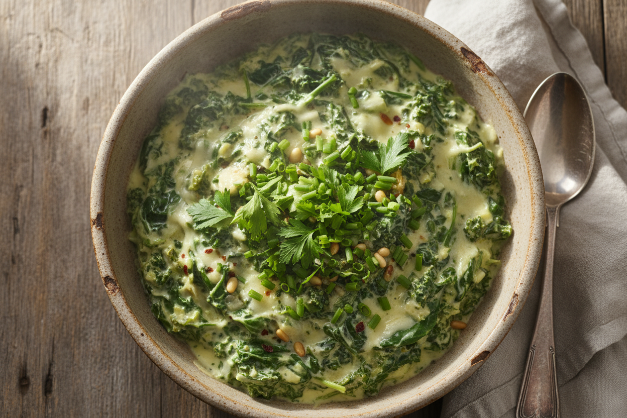 Creamed Greens