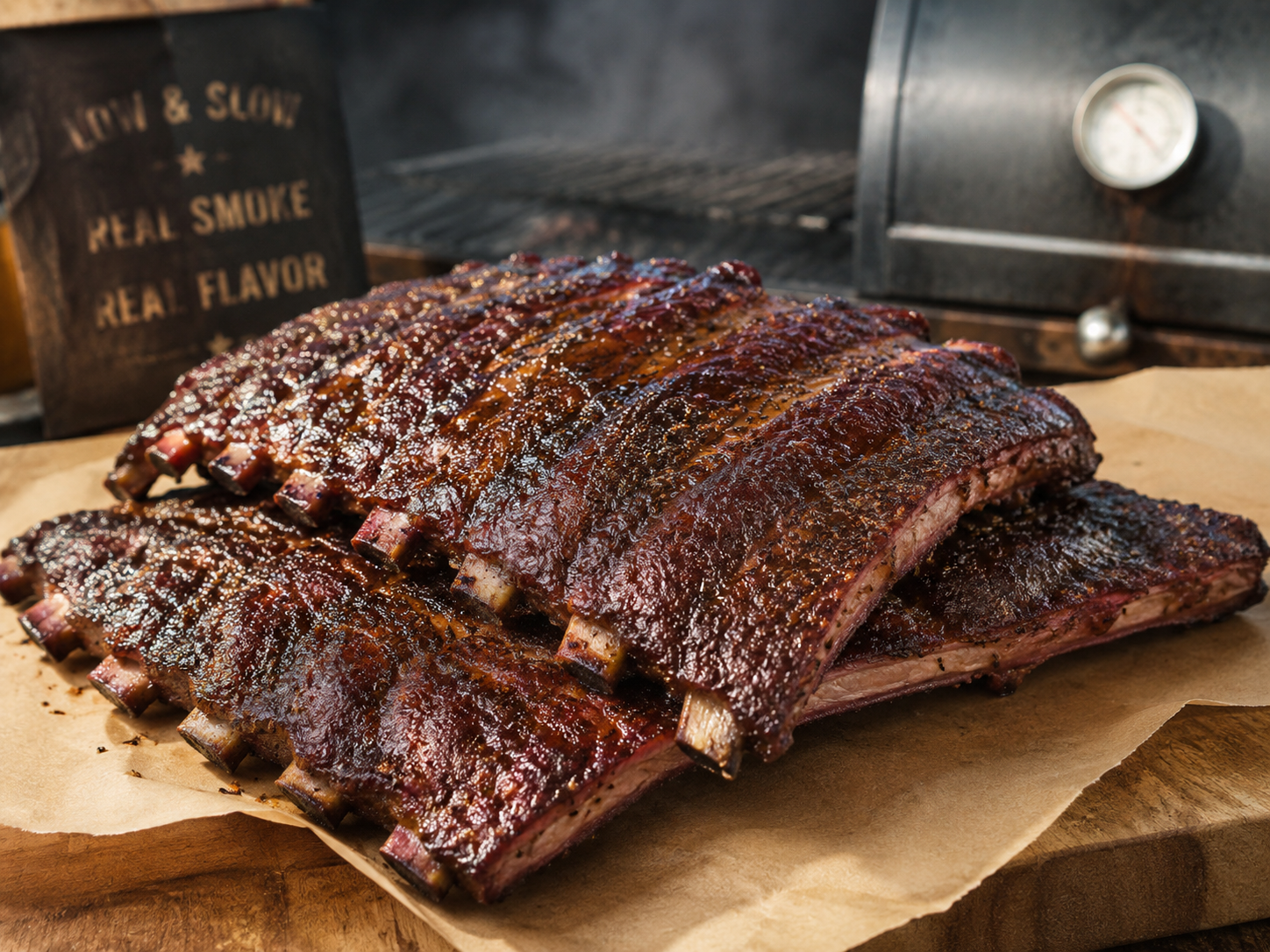 Smoked Back Ribs